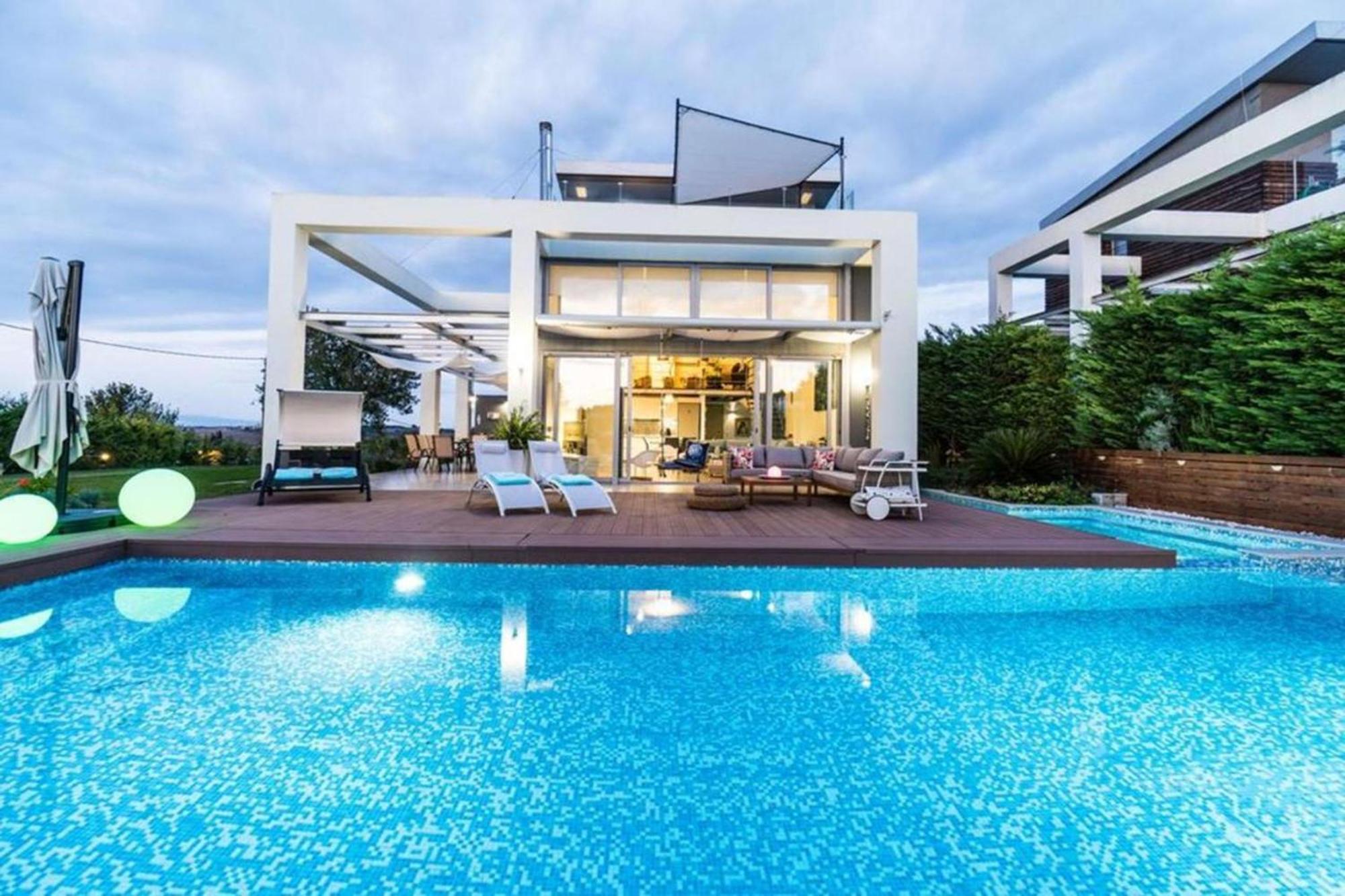 Island Villa Sani Sea View Exterior photo