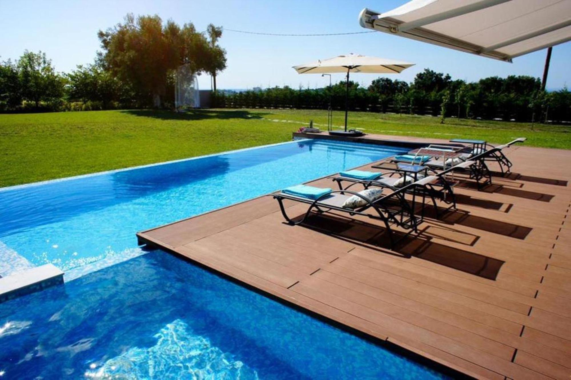 Island Villa Sani Sea View Exterior photo
